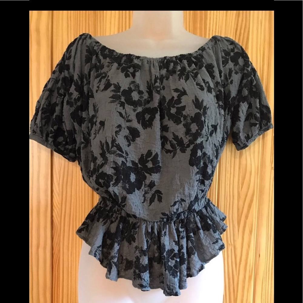 Like New-Free People Off-Shoulder Boho Top - Picture 11 of 16